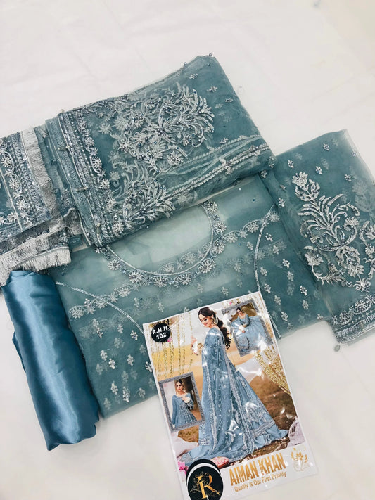 102 BLUEISH GREY - SR FABRICS