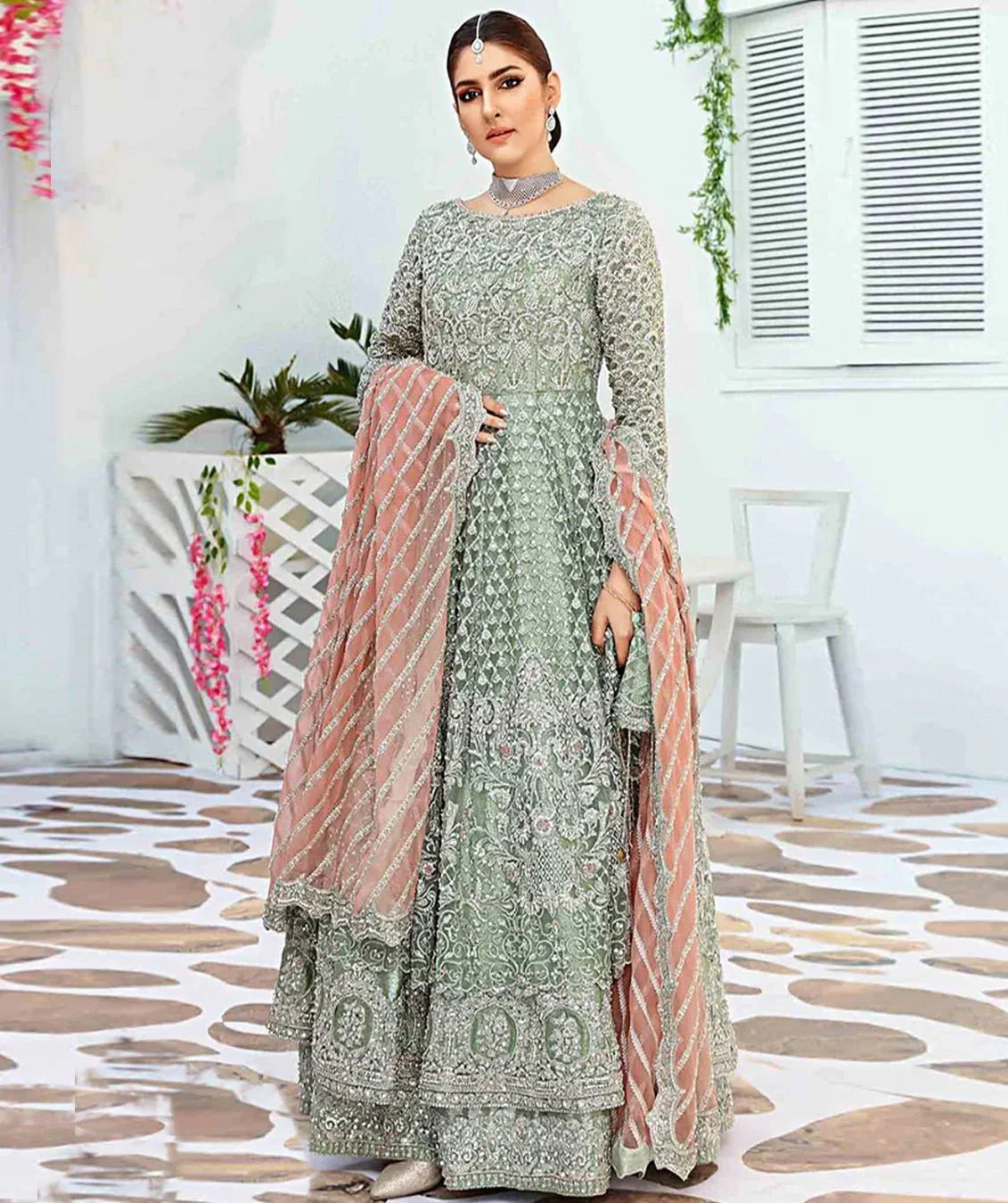 106 DHANI PEACH - SR FABRICS