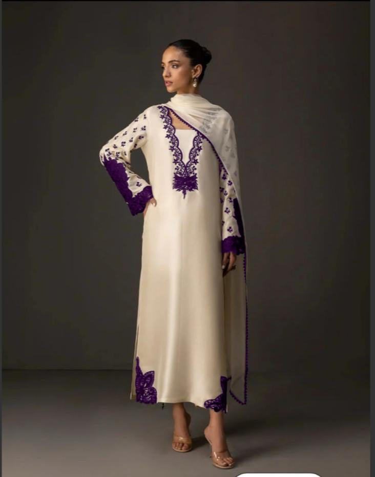 CHINA SILK SKIN PURPLE BUNCH