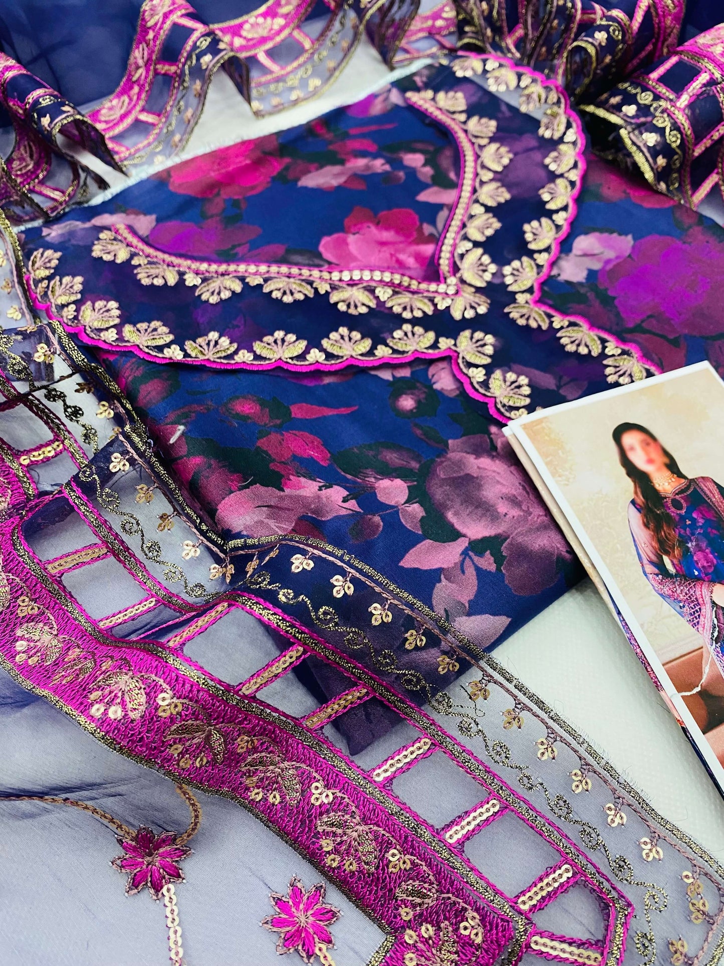 ZARIF PURPLE LUXURY FANCY LAWN