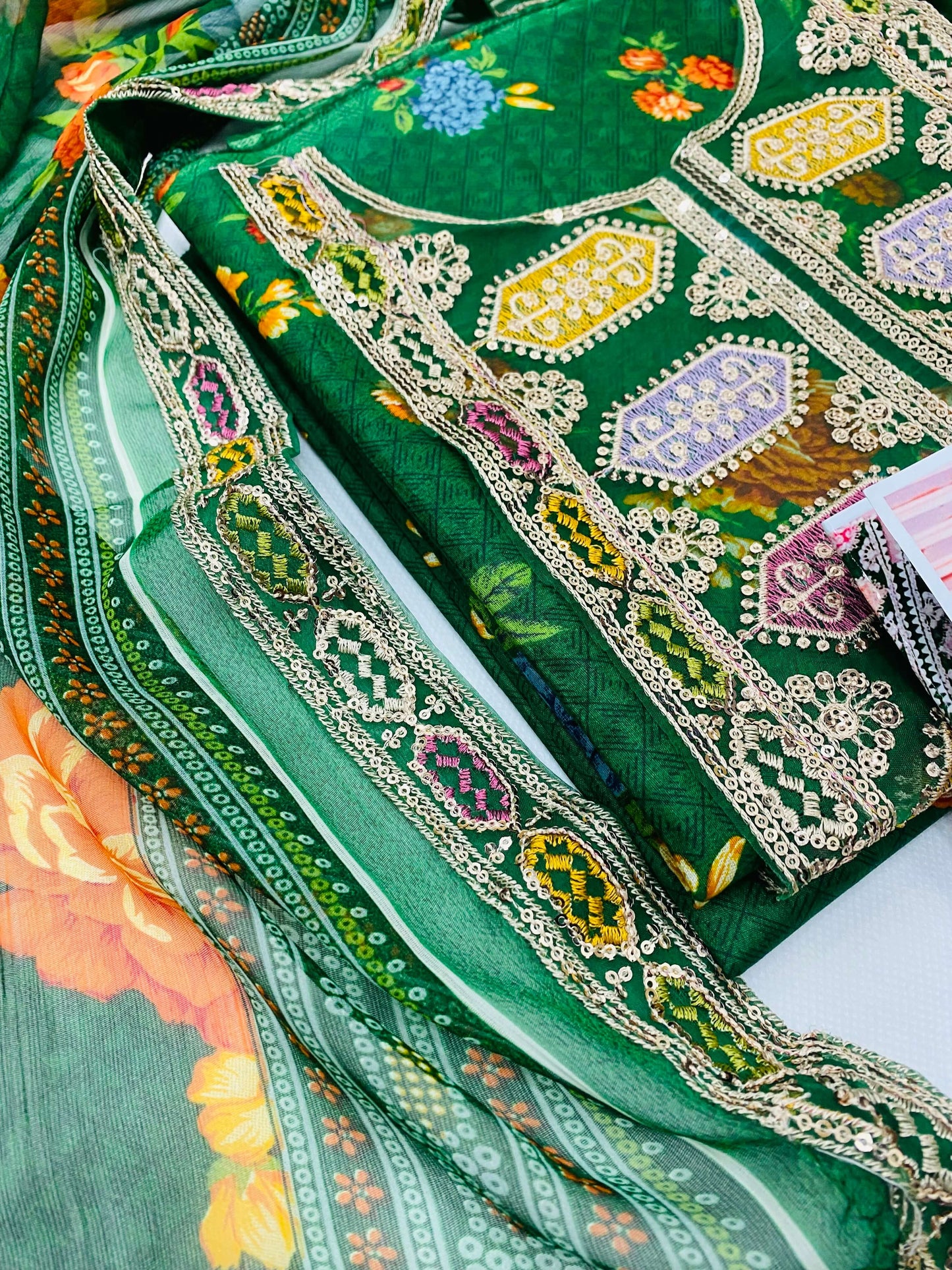 ANEELA GREEN LUXURY LAWN