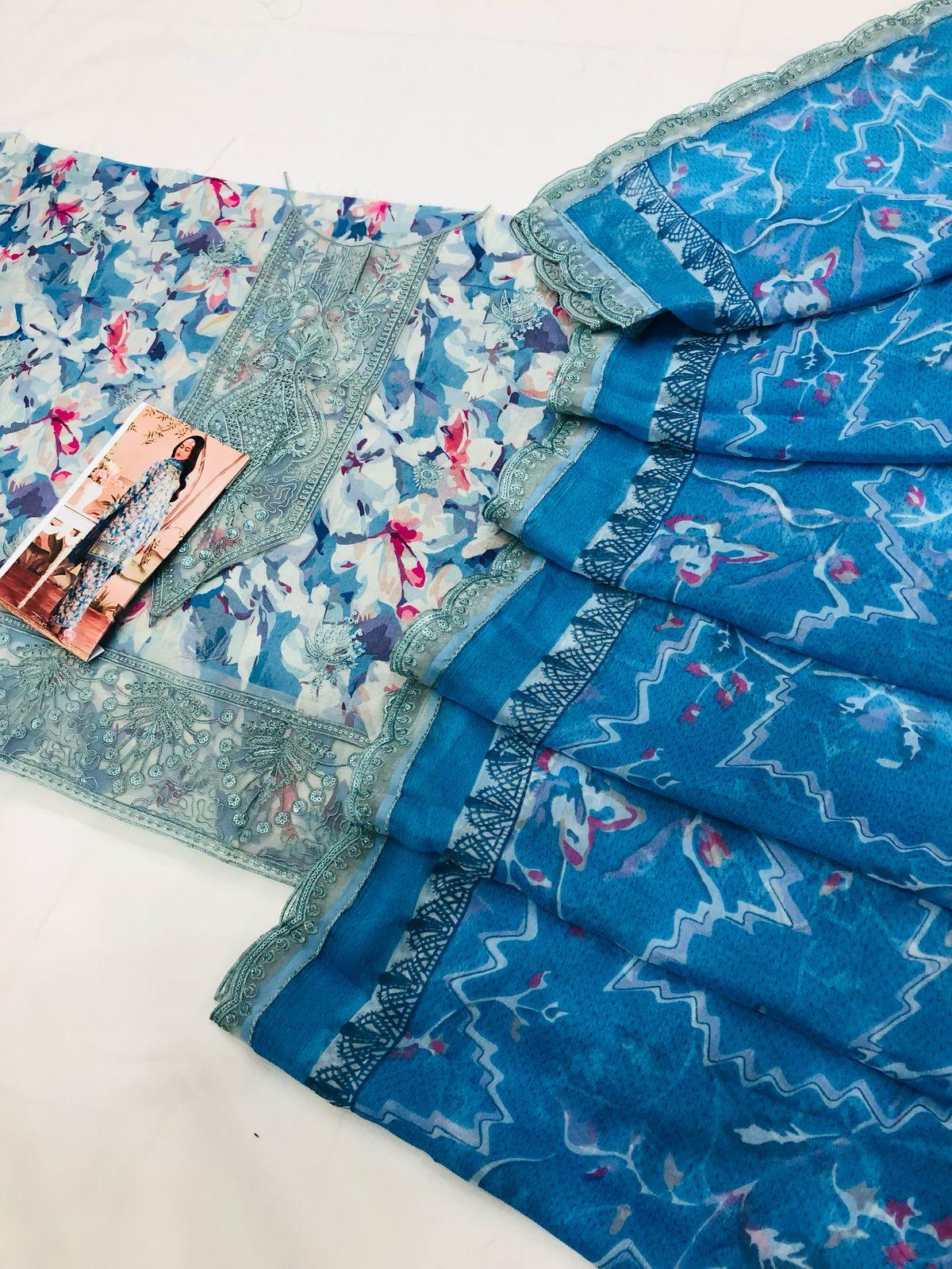 AFROZE FREOZI DIGITAL LAWN - SR FABRICS