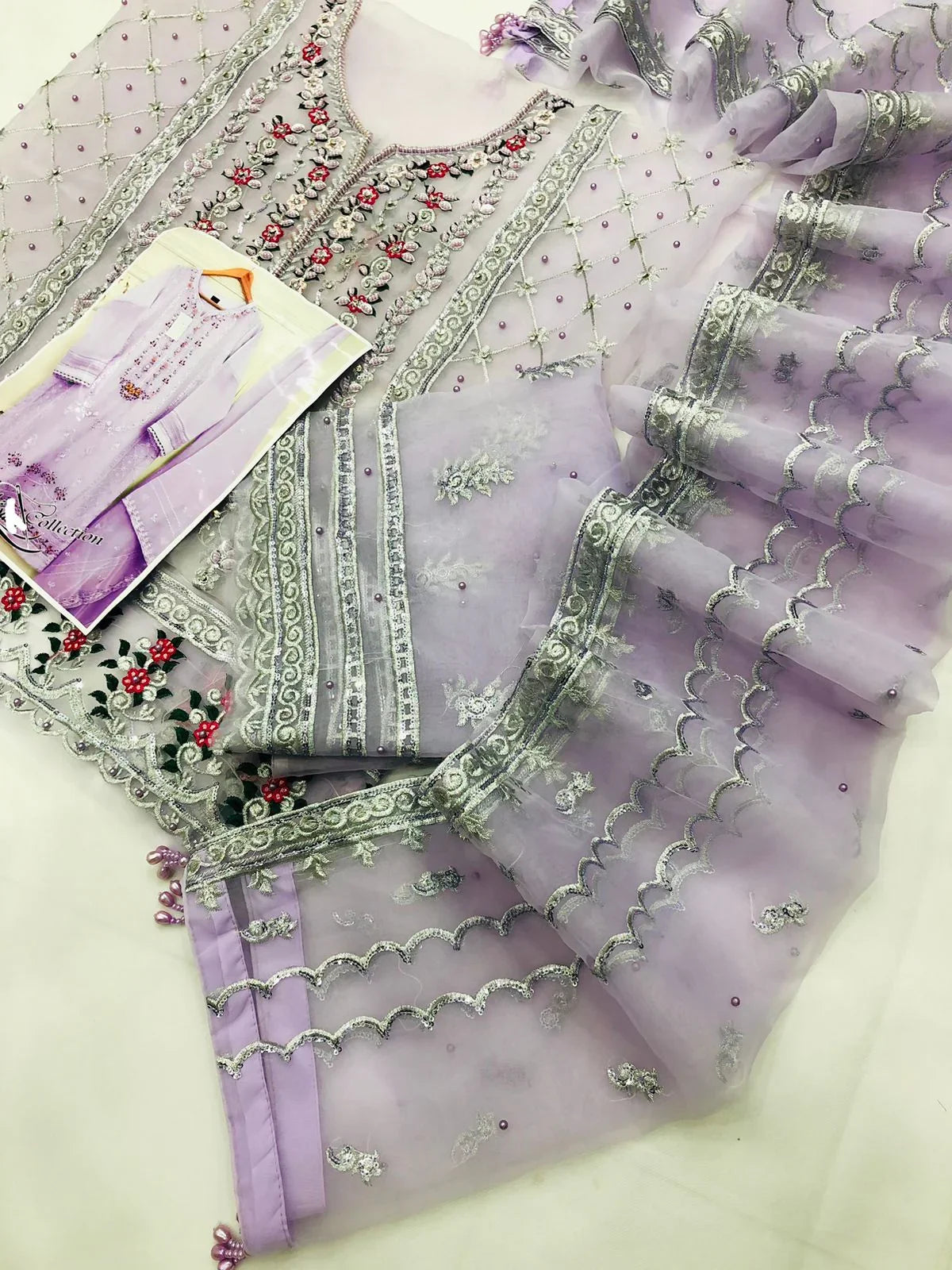 AGHA NOOR LILAC - SR FABRICS