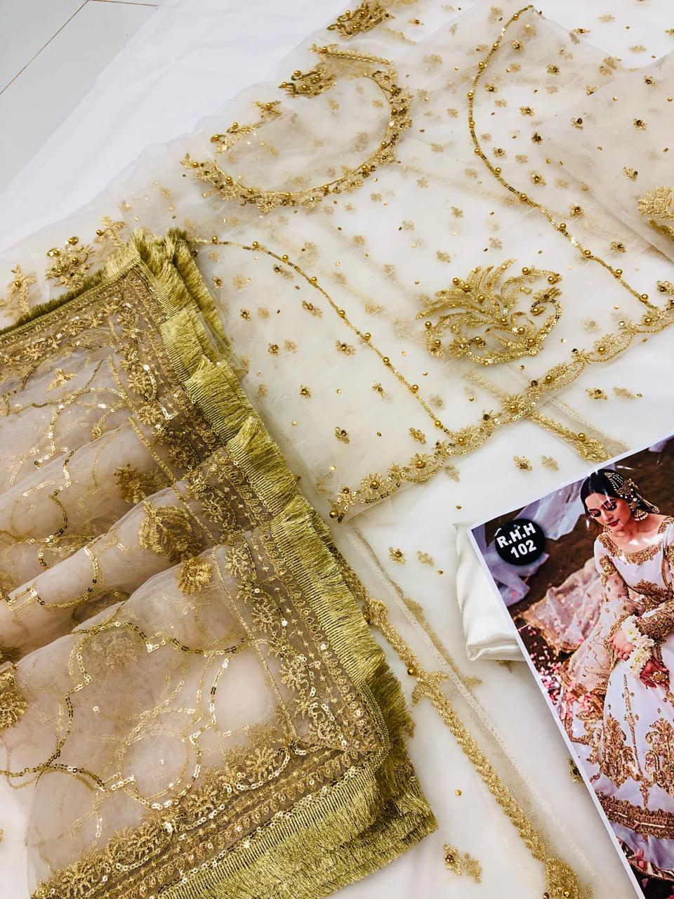 AIMAN KHAN WHITE - SR FABRICS