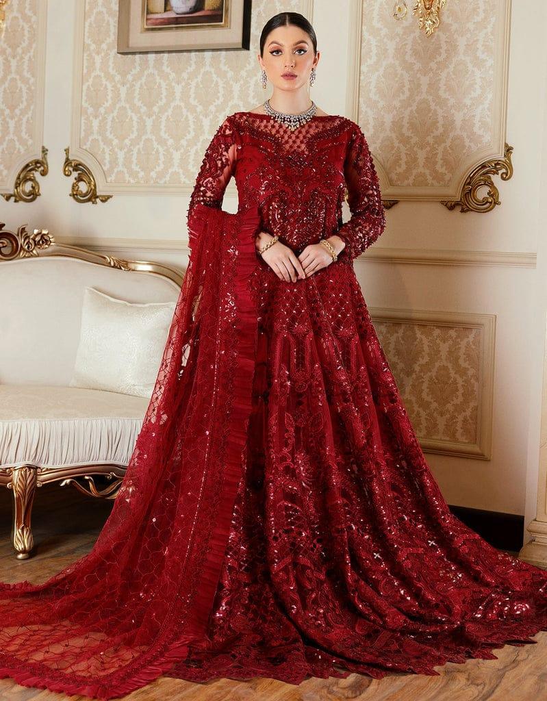AKBER RED WINE NET MAKSI - SR FABRICS