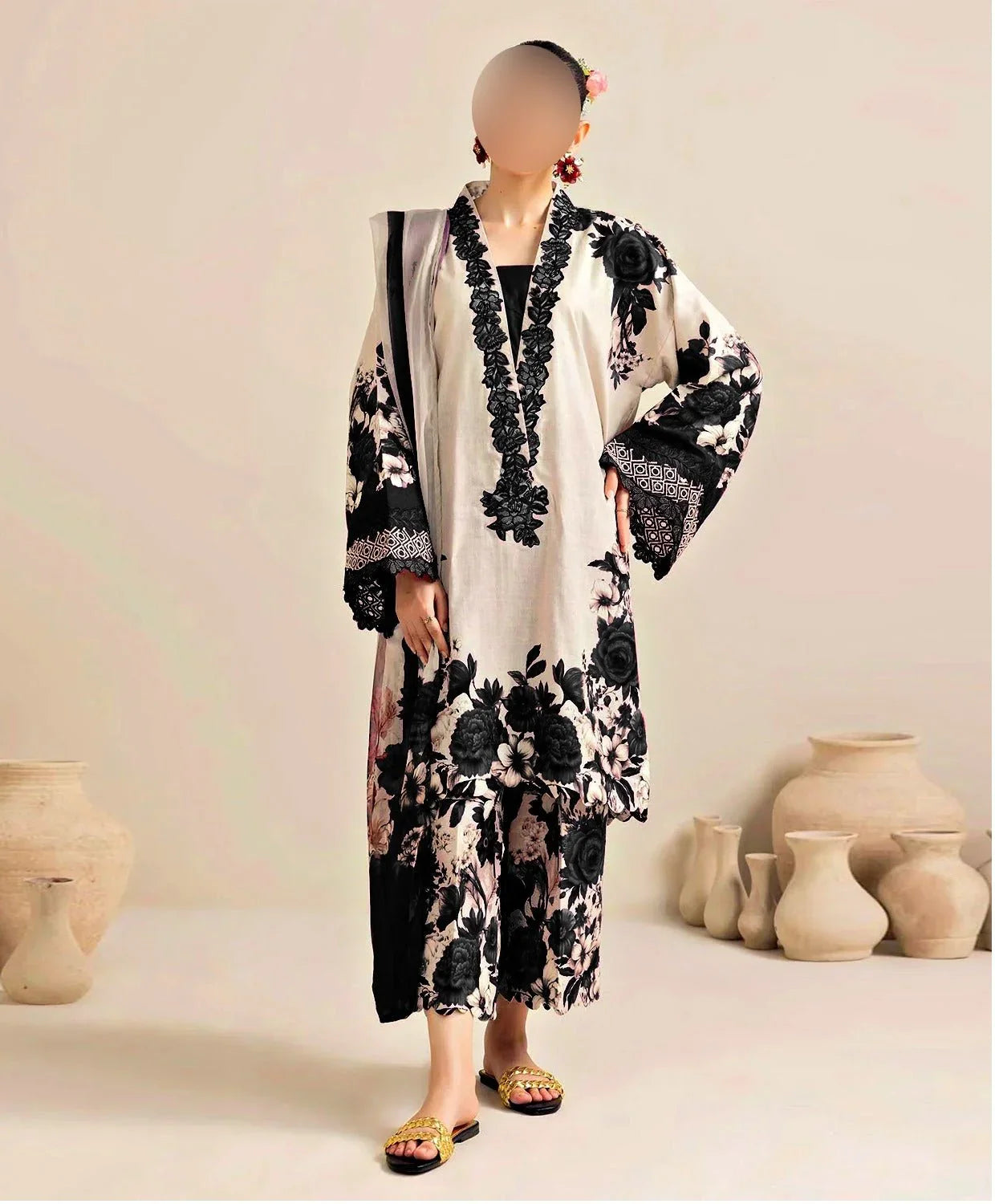 AL CHINA SILK BLACKISH - SR FABRICS