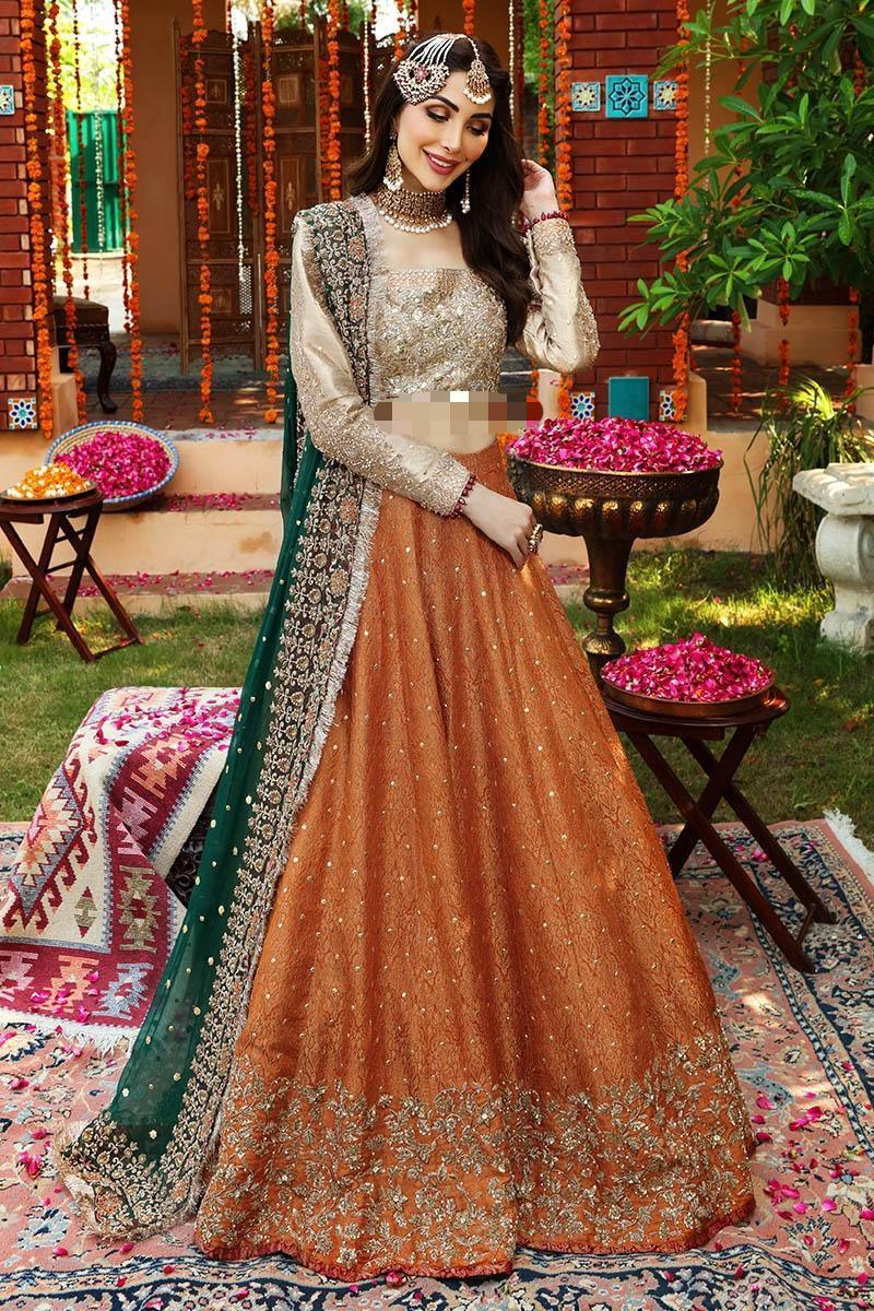 AYESHA ORANGE - SR FABRICS