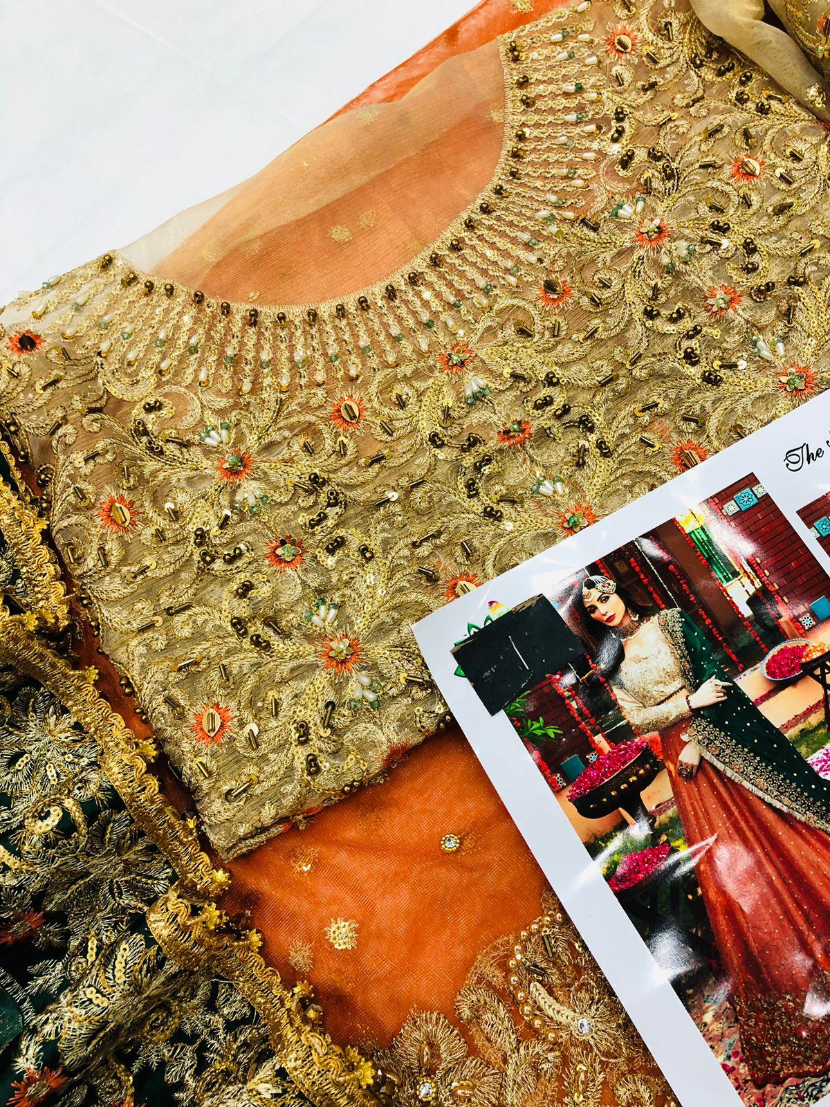 AYESHA ORANGE - SR FABRICS
