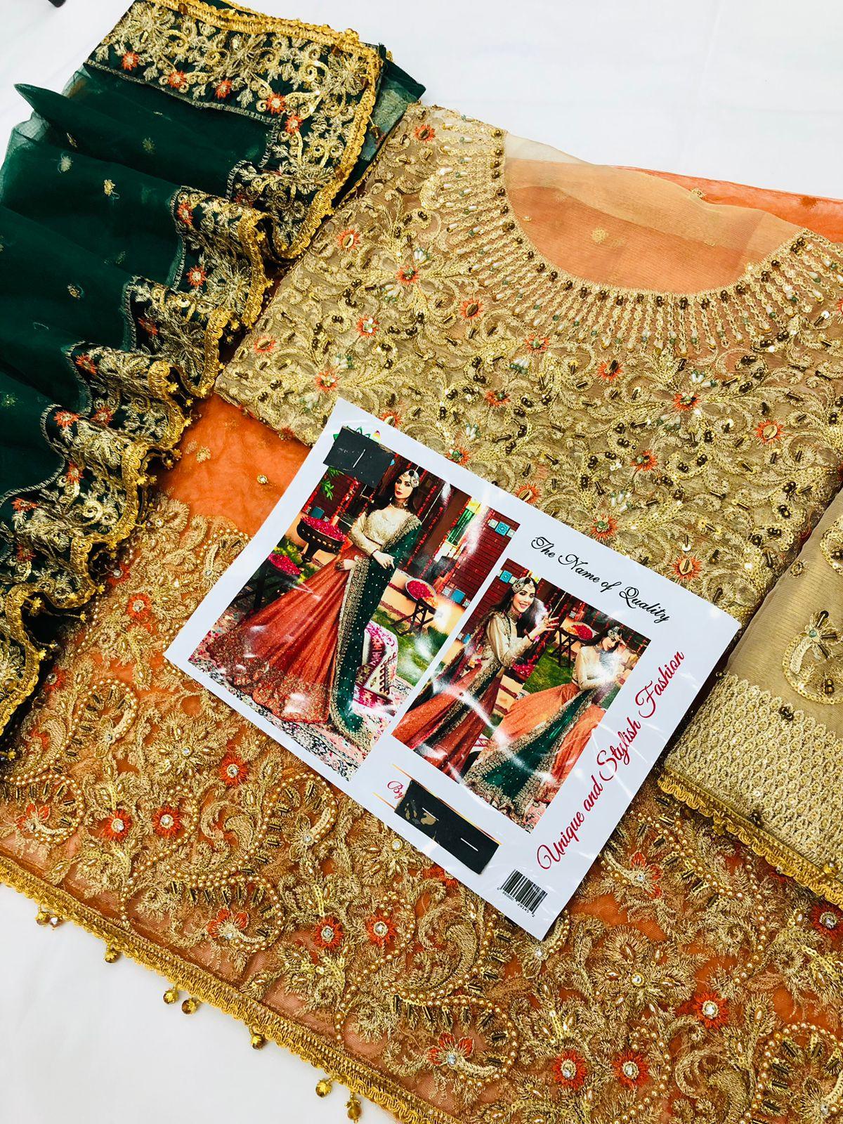 AYESHA ORANGE - SR FABRICS