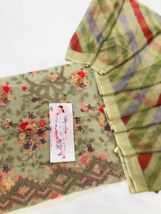 BAROQUE SKIN BOUQUET LAWN - SR FABRICS