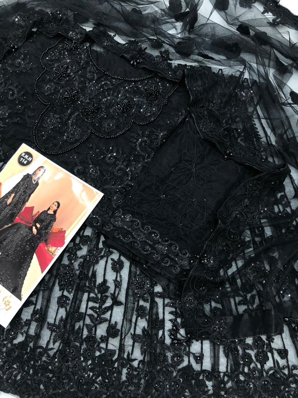 BLACK BEAUTY NET MAKSI - SR FABRICS
