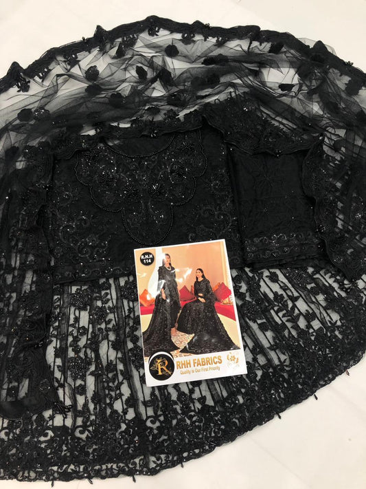 BLACK BEAUTY NET MAKSI - SR FABRICS