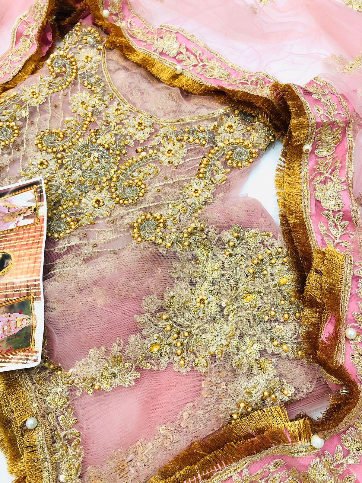 BRIDAL PINK GARARA - SR FABRICS