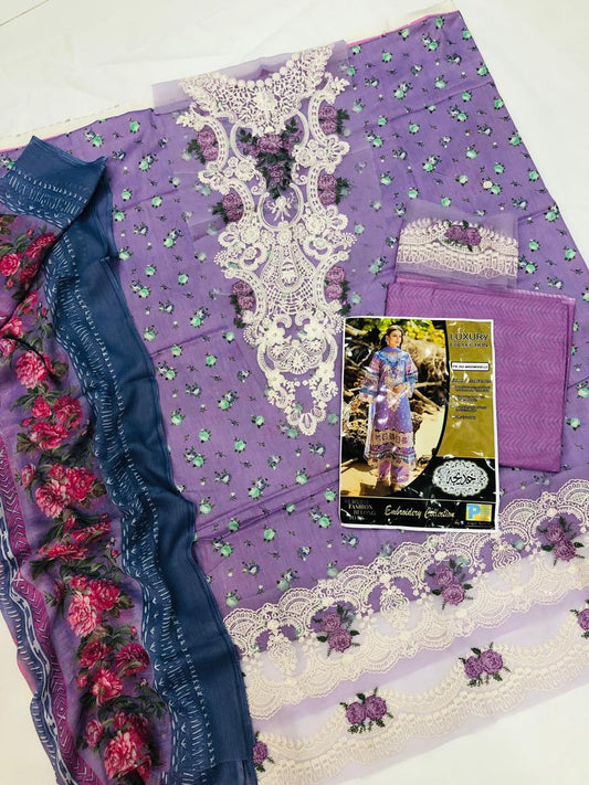 ELAF LAWN EMBROIDERED - SR FABRICS