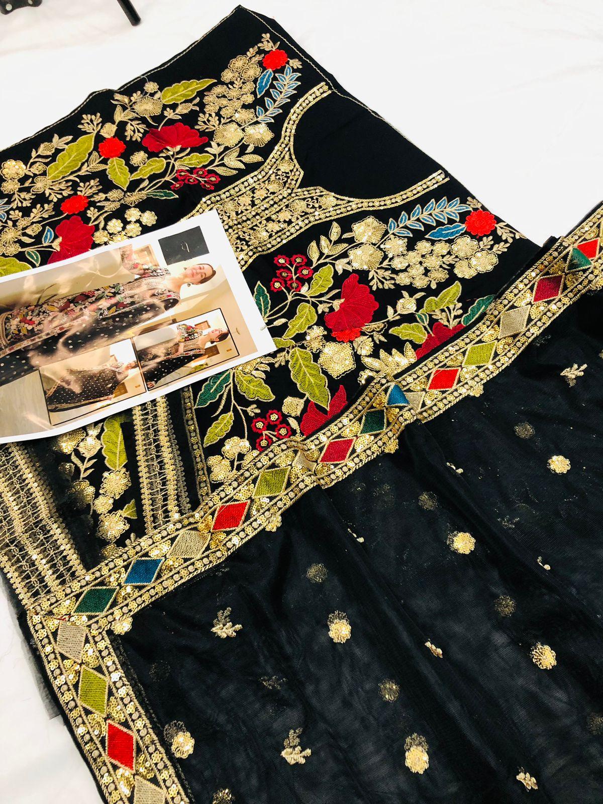 HASEEN BLACK - SR FABRICS