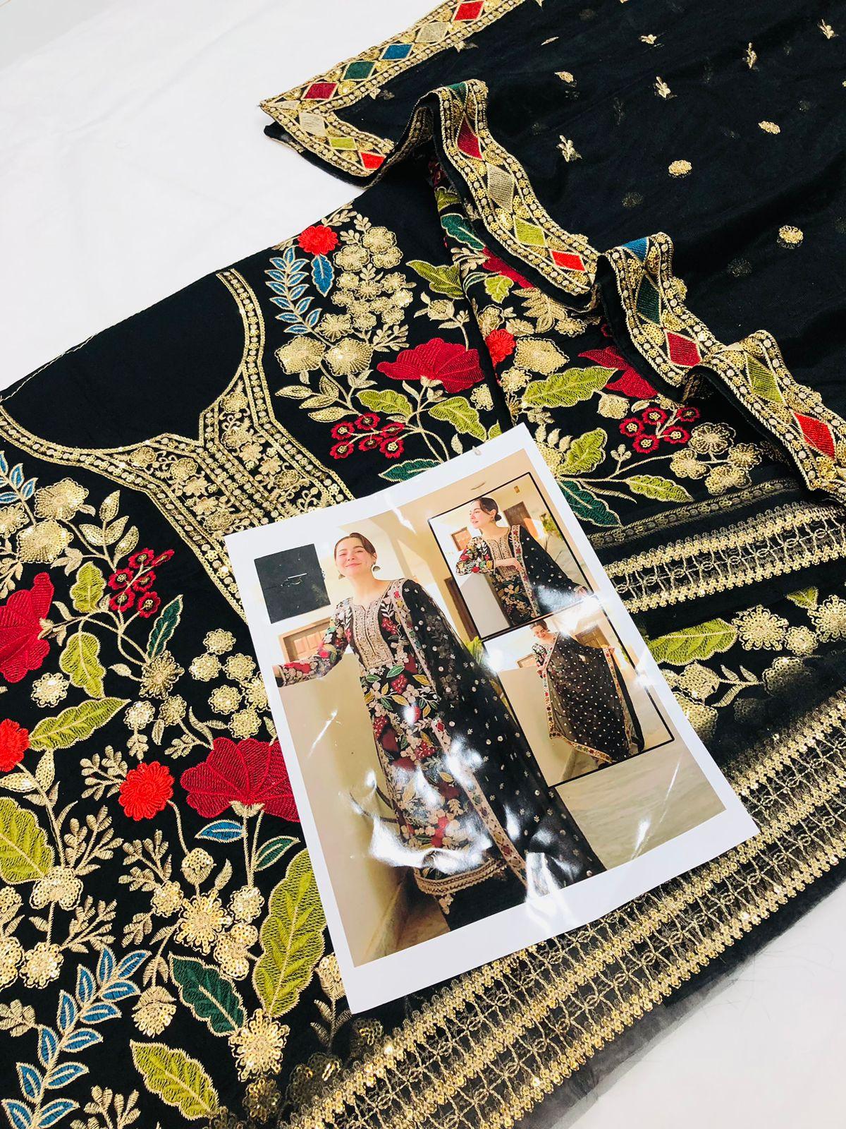 HASEEN BLACK - SR FABRICS