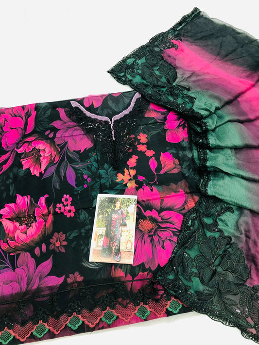 IZNIK B - CUTWORK DUPATTA - SR FABRICS