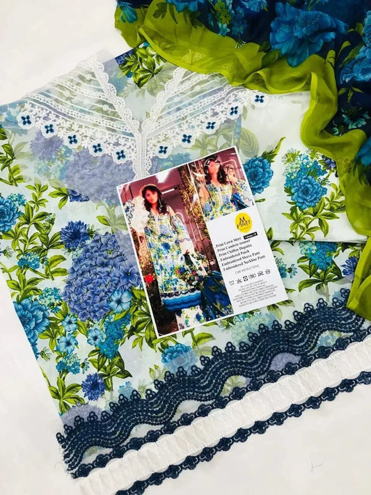 MARIA B BLUE - SR FABRICS