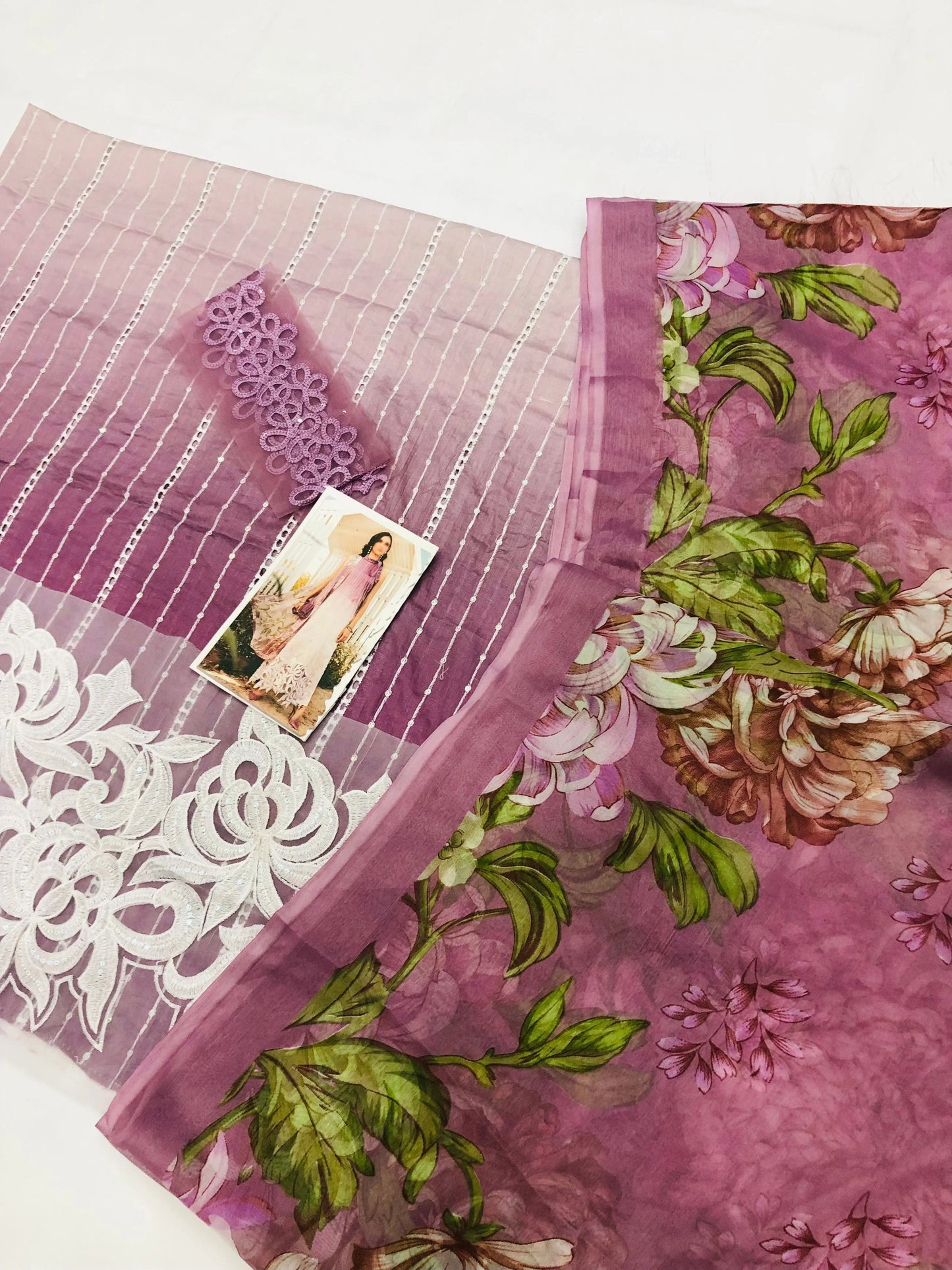 MB 2 TONE LILAC CHICKEN KARI - SR FABRICS