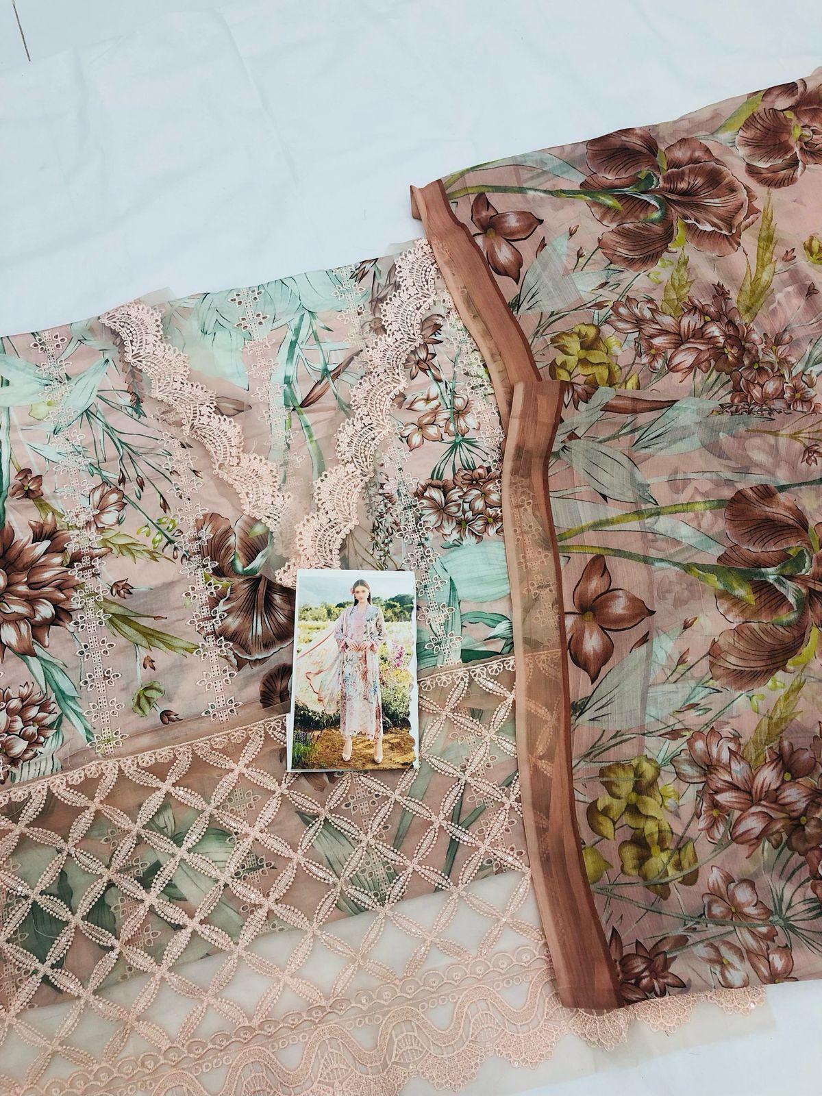 MB P - PEACH CHICKEN KARI LAWN - SR FABRICS