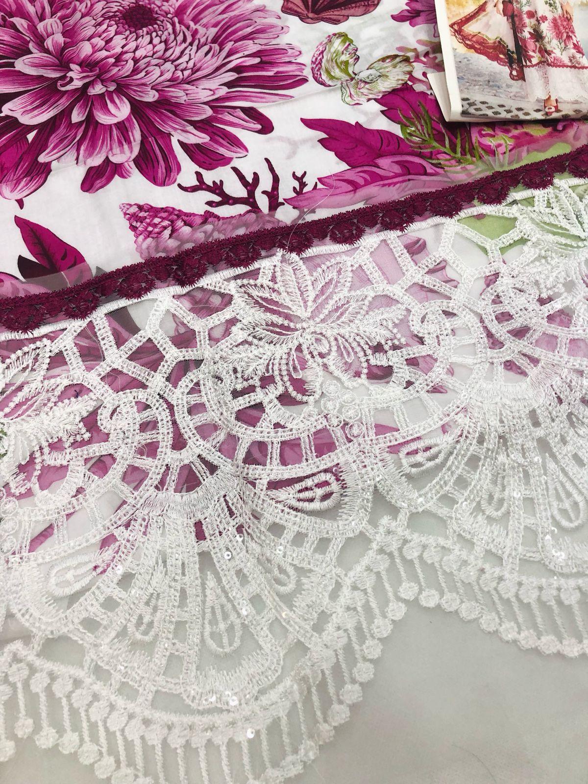 MB PINK ROSE DIGITAL LAWN - SR FABRICS