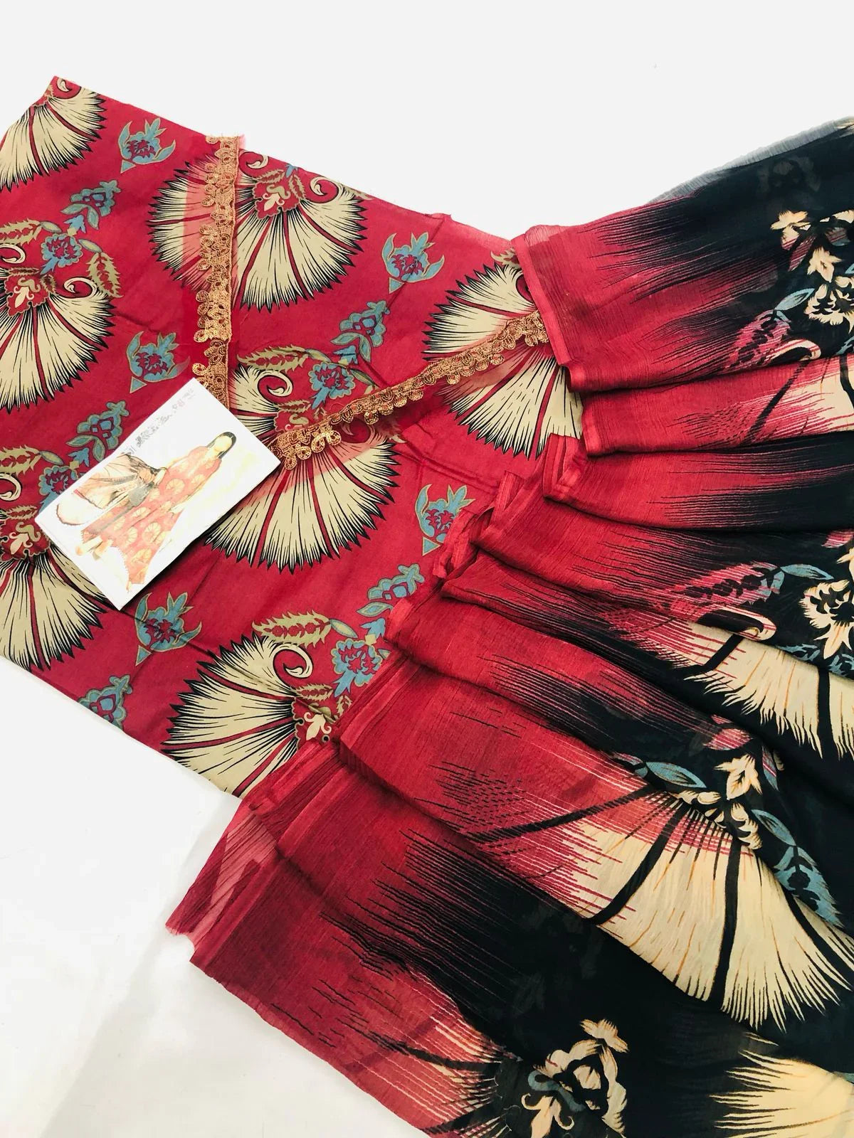 MB SKIN WINE DIGITAL LAWN - SR FABRICS