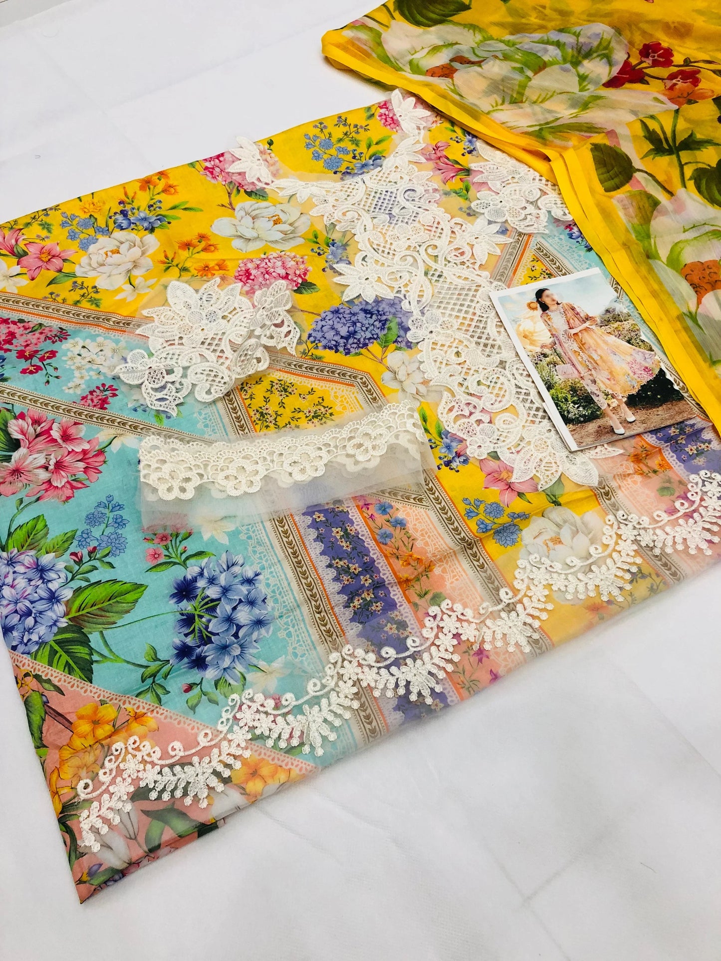 MB YELLOW 9A LAWN - SR FABRICS