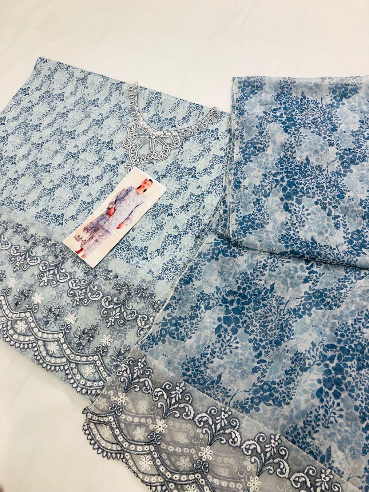 MOHAGNI CHUNRI LUXURY LAWN - SR FABRICS