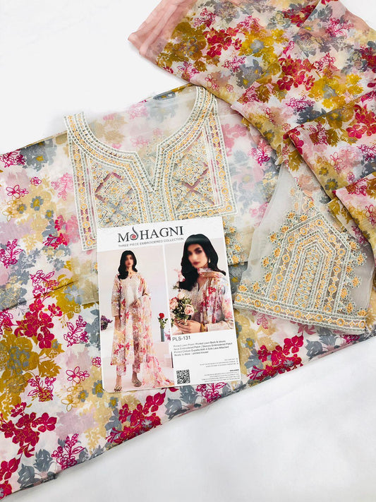 MOHAGNI DIGITAL LAWN - SR FABRICS