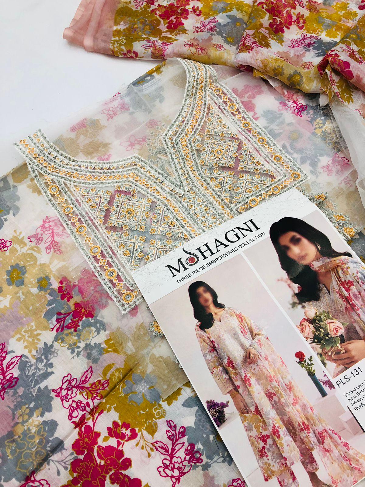 MOHAGNI DIGITAL LAWN - SR FABRICS