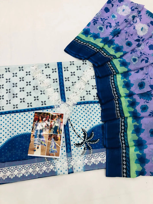 MUSHQ B - WHITE LAWN - SR FABRICS