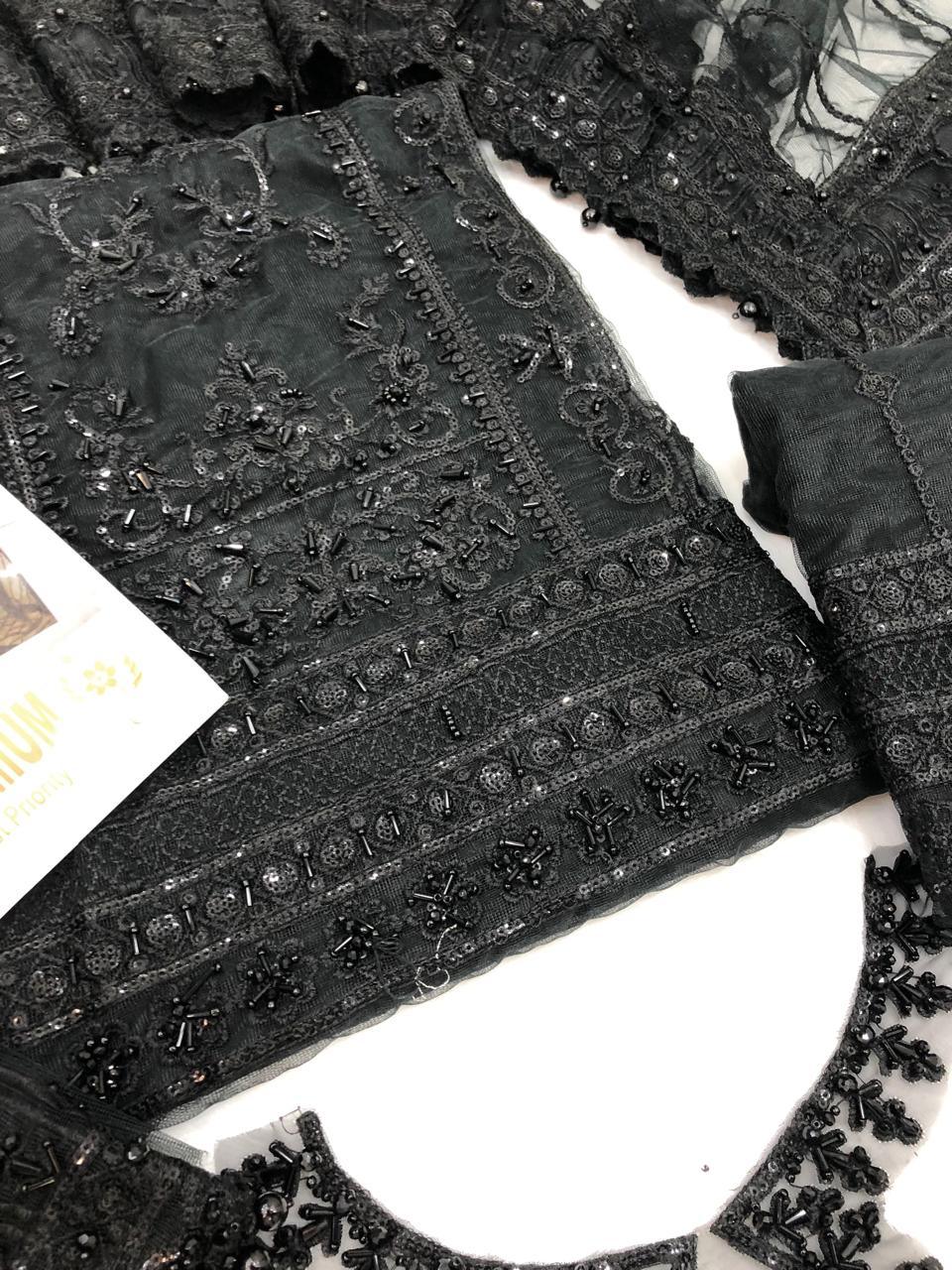 MUSHQ BLACK - SR FABRICS