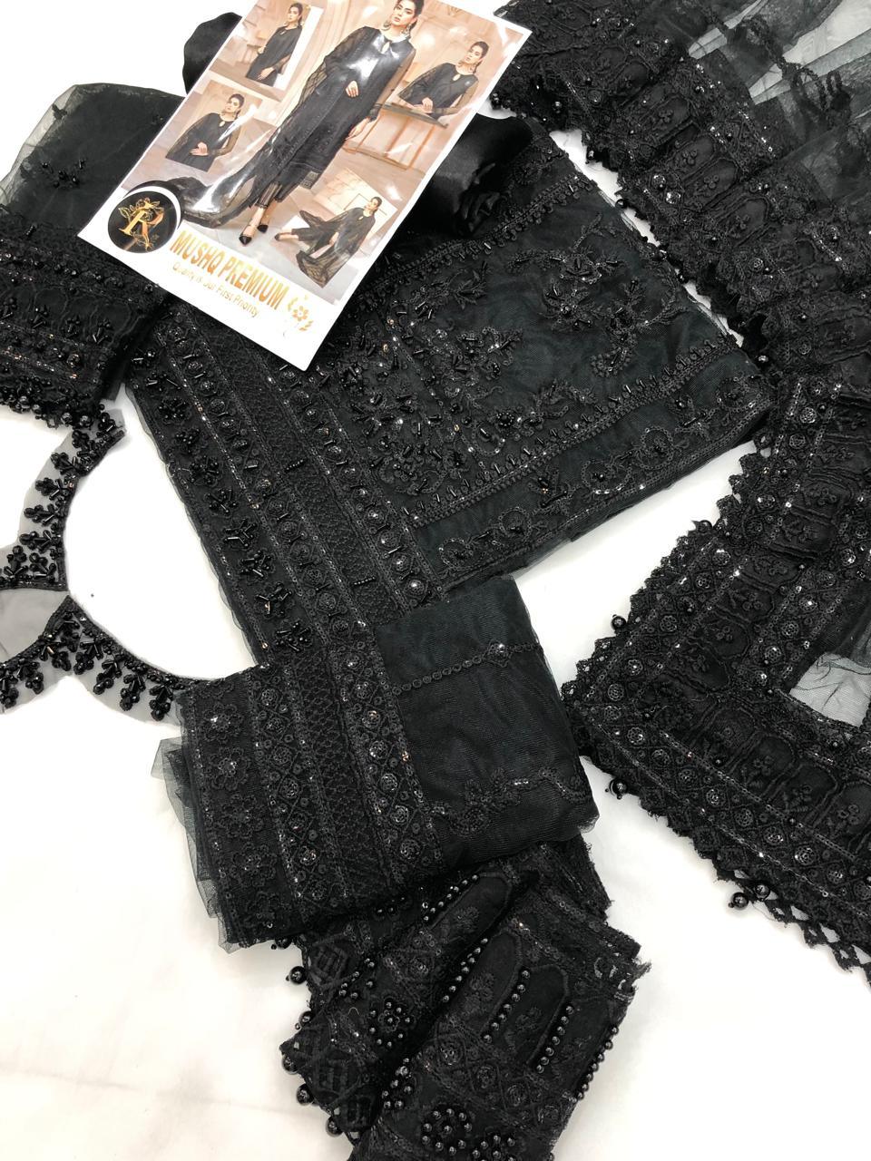MUSHQ BLACK - SR FABRICS