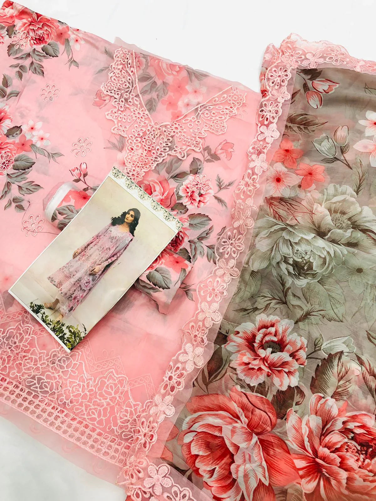 PINK CHICKEN KARI - SR FABRICS