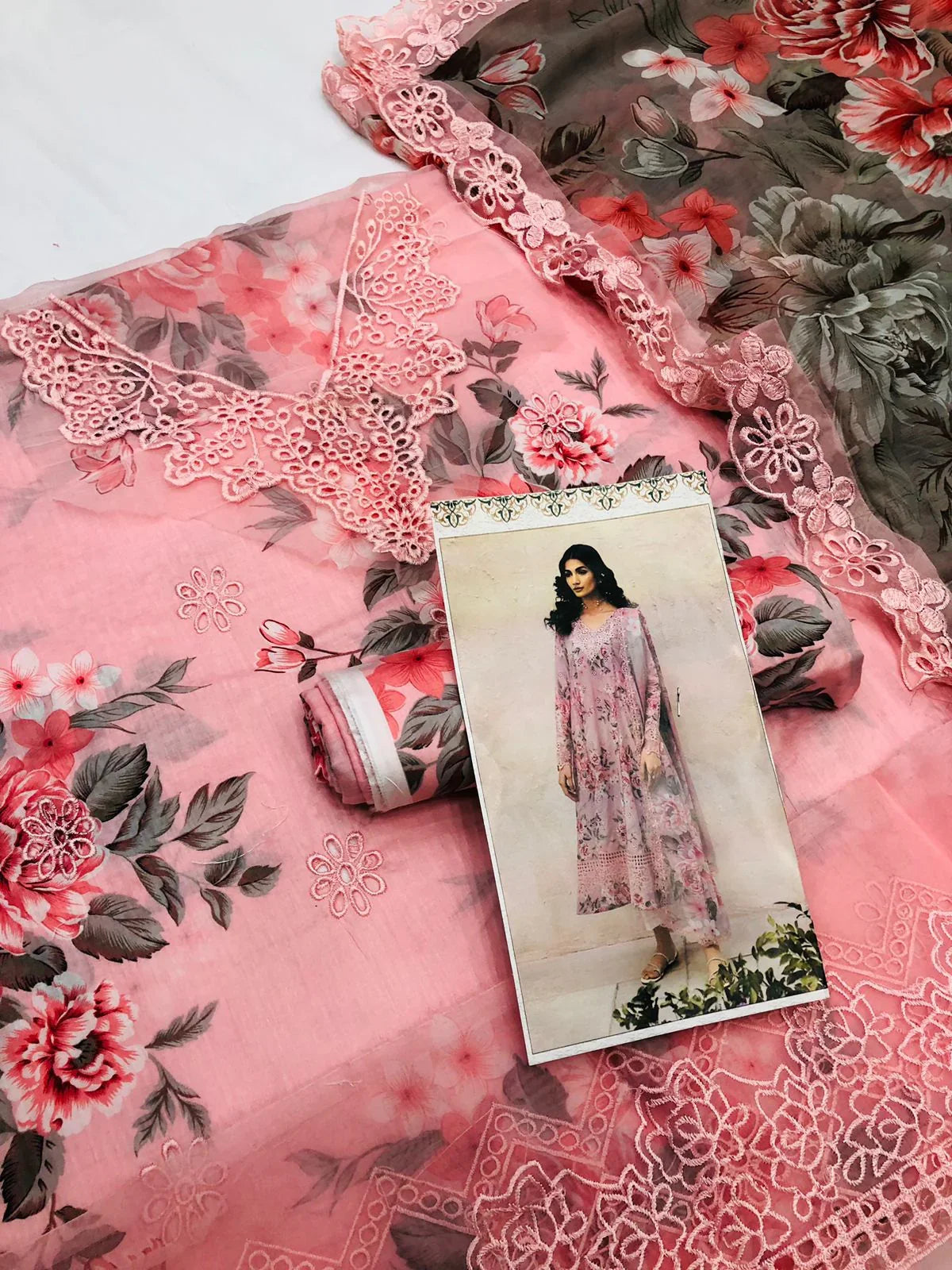 PINK CHICKEN KARI - SR FABRICS