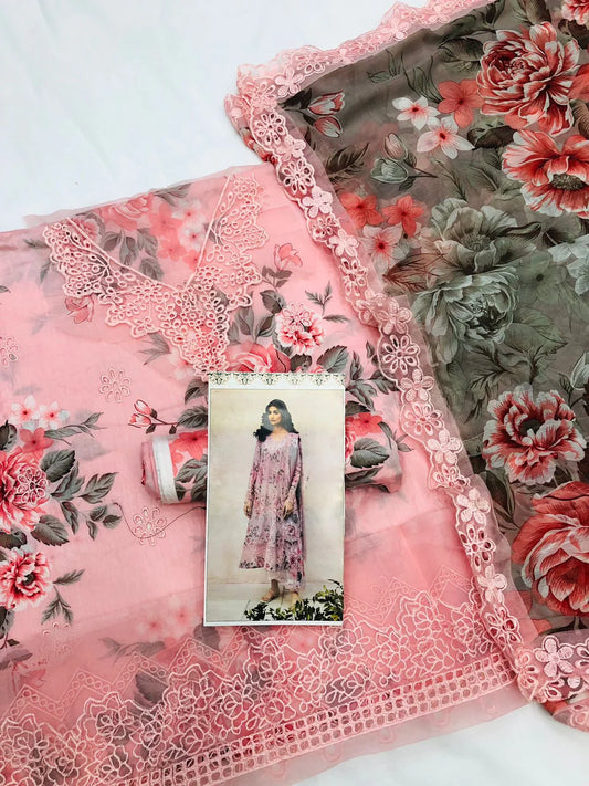 PINK CHICKEN KARI - SR FABRICS