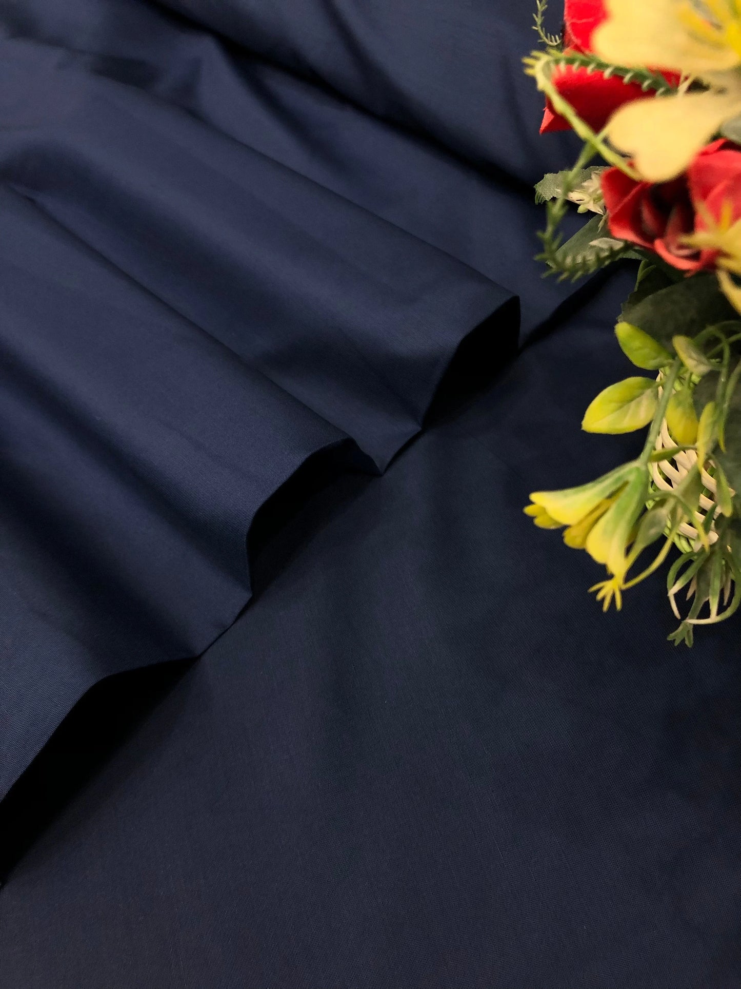 PREMIUM WASH & WEAR NAVY BLUE BOSKI - SR FABRICS