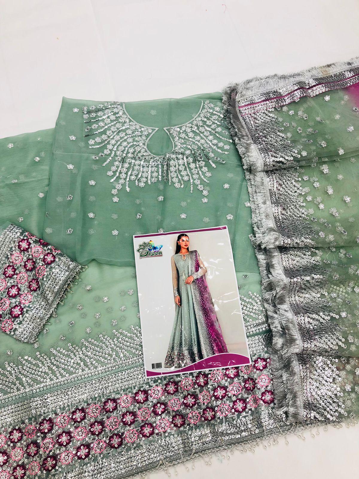 SHAFOON ICE GREEN MAKSI - SR FABRICS