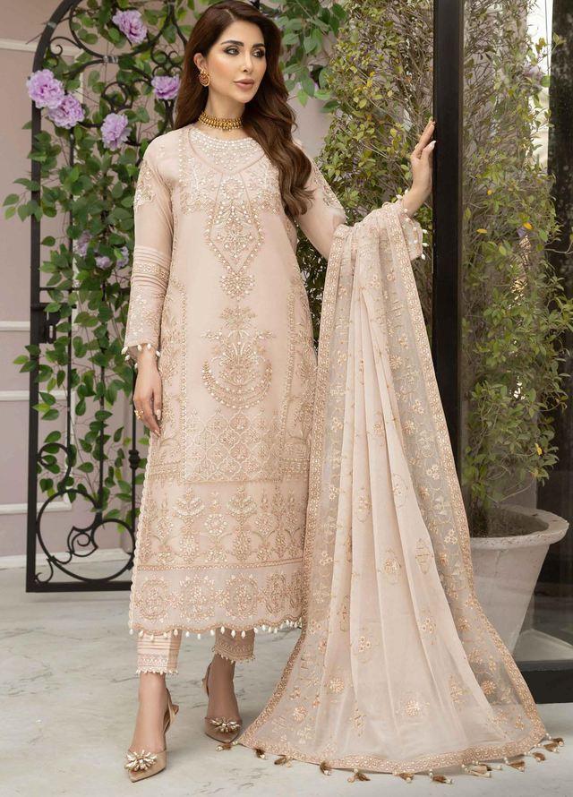 SKIN AURGANZA SHALWAR KAMEEZ - SR FABRICS