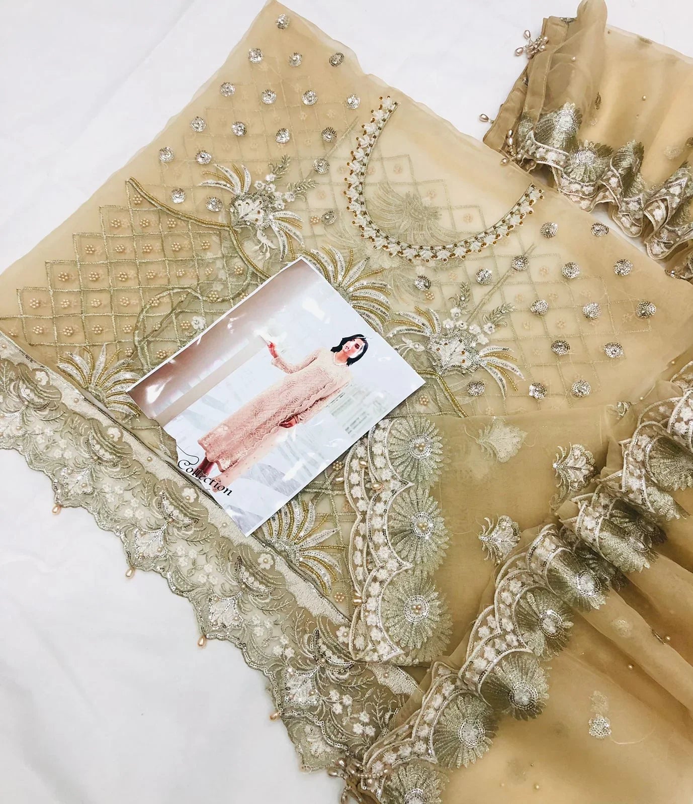 SKIN AURGANZA SHALWAR KAMEEZ - SR FABRICS
