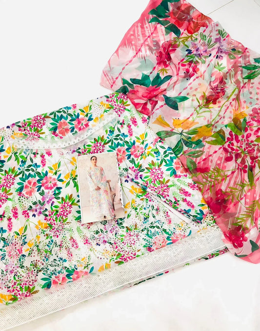 W - MULTI PRINTED LAWN - SR FABRICS