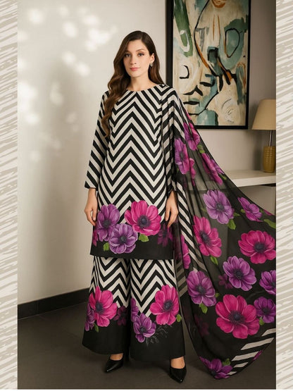 PREMIUM ZIGZAG MULTI SILK