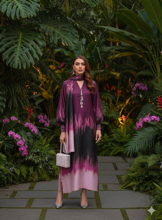 CHINA SILK LILAC MULTI