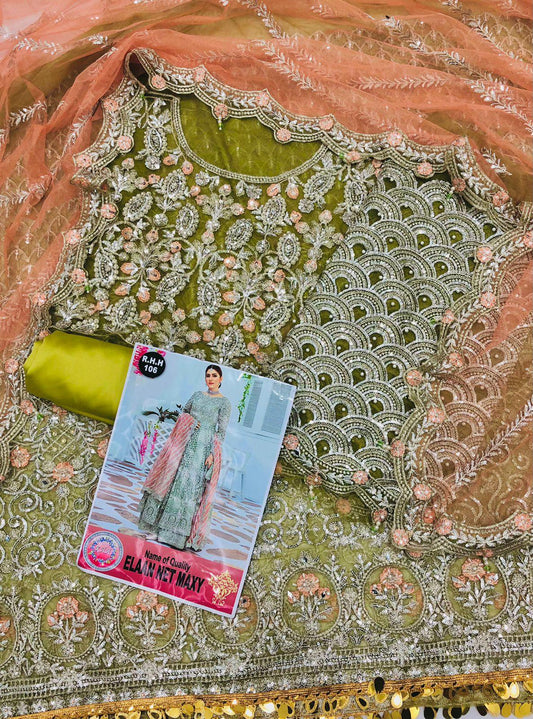 106 DHANI PEACH - SR FABRICS