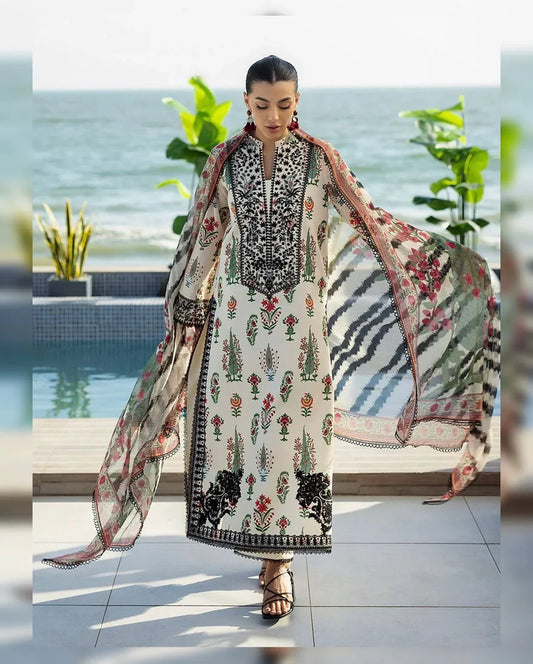 CHINA SILK BEIGE MULTI