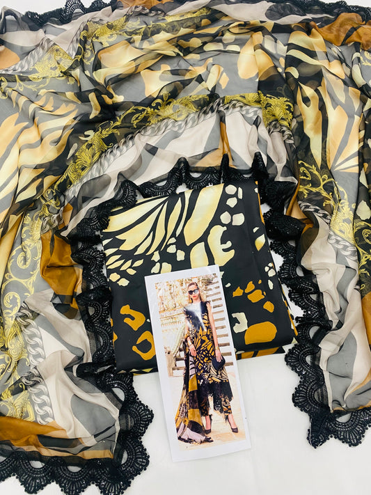 MB CHINA SILK CHEETAH PRINT