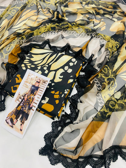 MB CHINA SILK CHEETAH PRINT