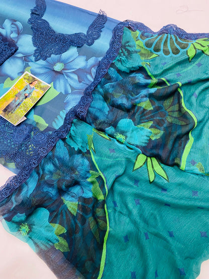 BAROQUE AQUA BLUE LAWN