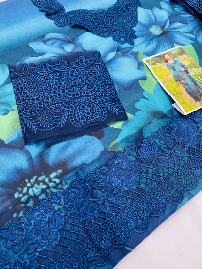 BAROQUE AQUA BLUE LAWN