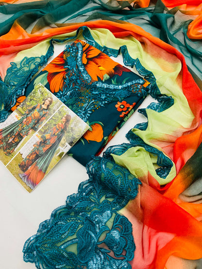 IZNIK G CUTWORK DIGITAL LAWN